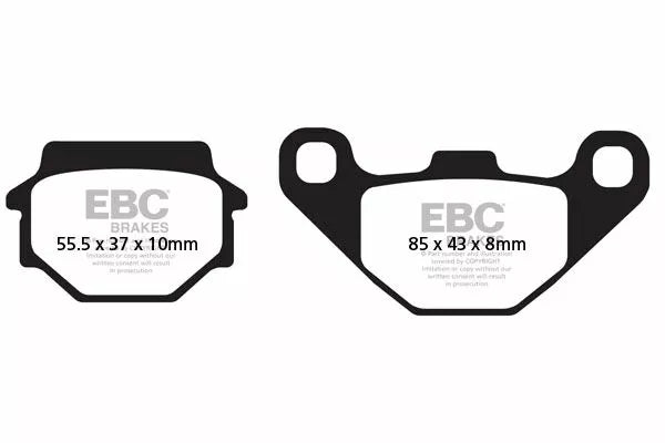EBC Brake Pad Scooter Carbon SFAC067