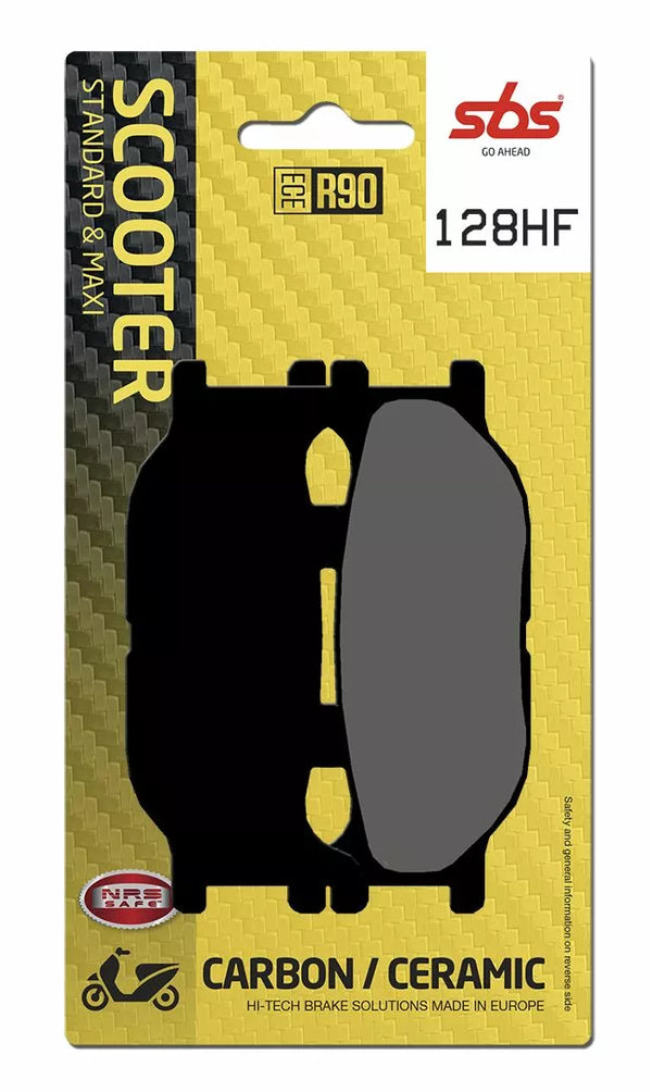 SBS BRAKE PAD CAR/CER SCOOT 128HF