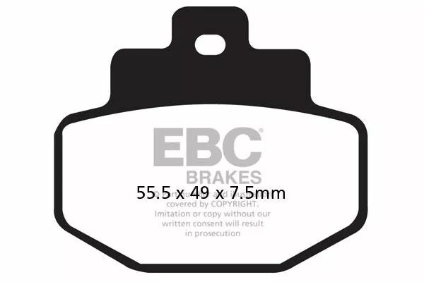 EBC Brake Pad Scooter Carbon SFAC321