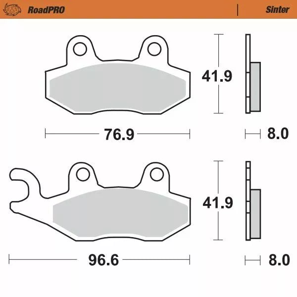 SCOOTER PAD DE FRAKE MOTO-MASTER 401303
