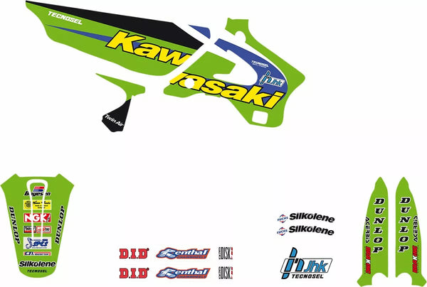 TECNOSEL GRAFIC KIT TEAM KAWA 98 24V02