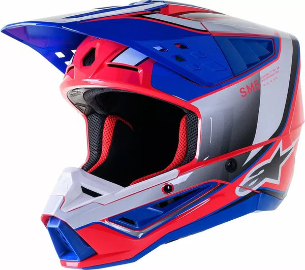 Alpinestars (MX) Helmet SM5 Sail PK/BL L 8306723-2387-L