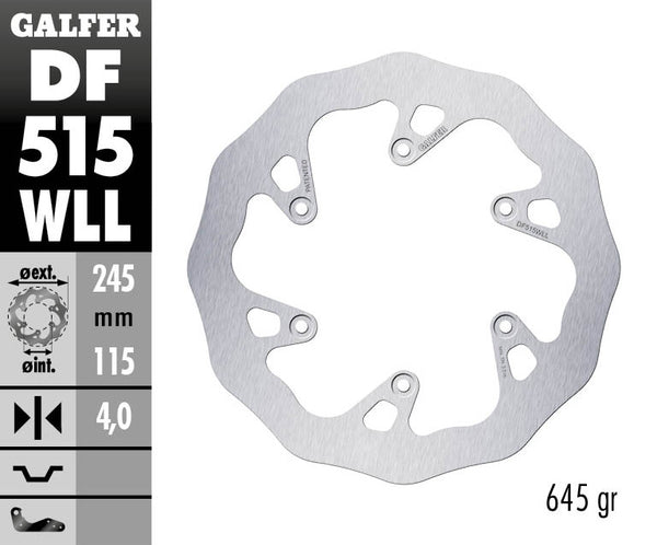 Disc de frână Galfer Solid Solid DF515WLL