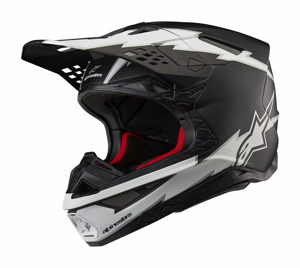 Casca alpinestars (MX) SM10 AMP BLK/WT S 8300623-1121-S
