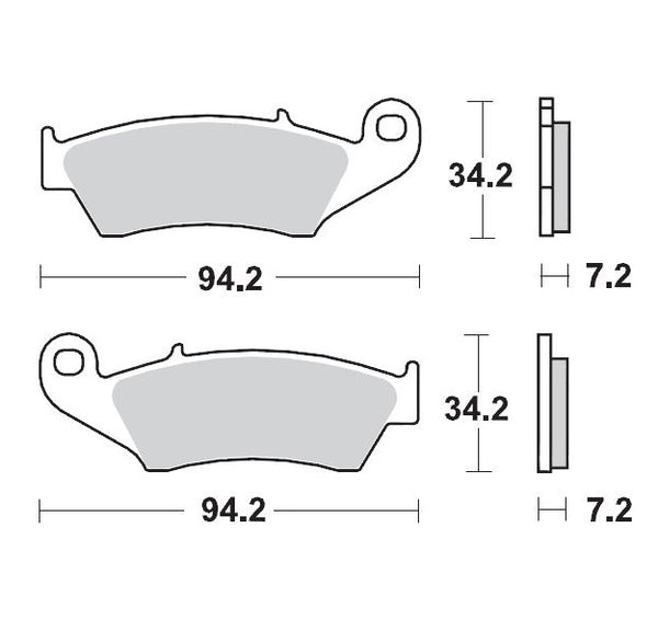 Moto-Master Brake Pad Racing 093411