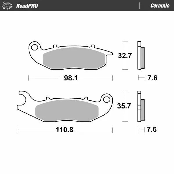 Moto-Master Brake Pad 414104