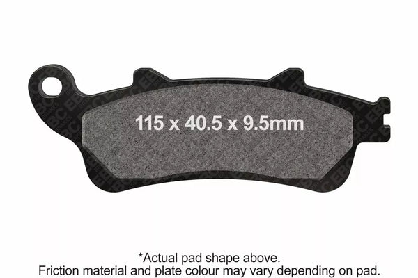 EBC Brake Pad Scooter Carbon SFAC281