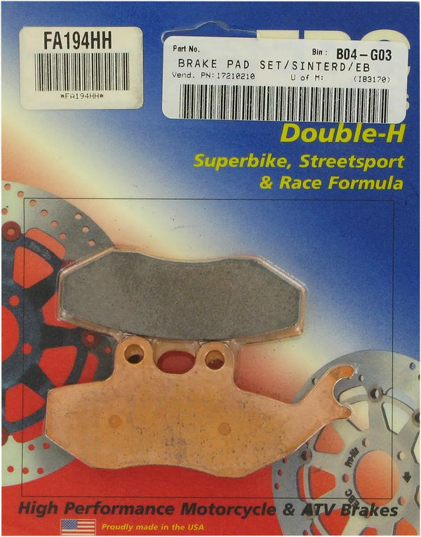 EBC Brake Pad Sintered HH FA194HH
