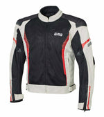 GMS Textile MC jacket Samu Mesh Gray /Black /Red