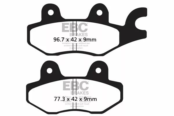 EBC Brake Pad Scooter Carbon SFAC197