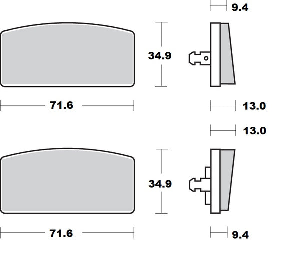 Moto-Master Brake Pad 411004