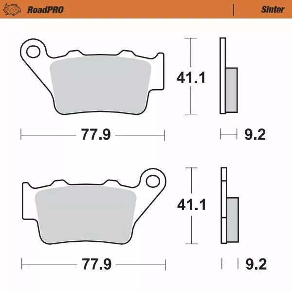 Moto-Master Brake Pad Sinter Sinter 403402