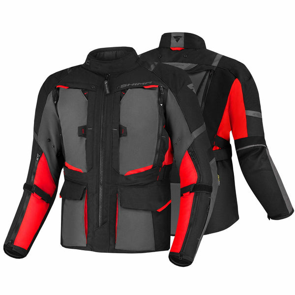 Shima Textile MC-Jacket Hero 2.0 Negru /Roșu