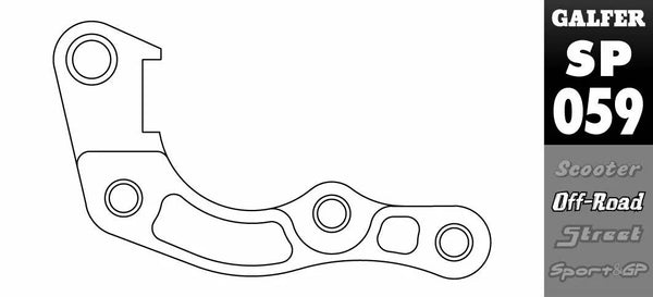Adaptor de etrier de frână Galfer SP059