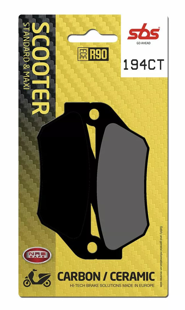 SBS Brake Pad Car/Cer Scoot 194ct