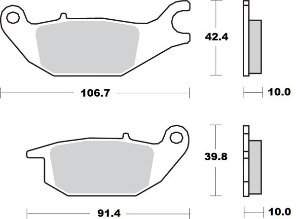 Moto-Master Brake Pad 414204