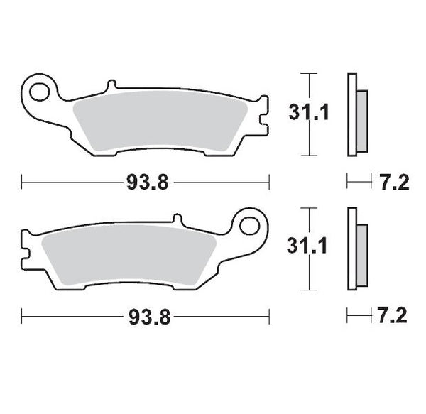 Moto-Master Brake Pad Racing GP 094912