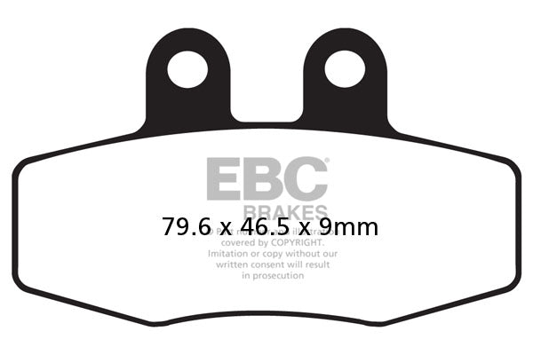 EBC Brake Pad FA arată organic FA132