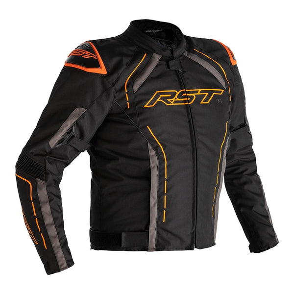 RST S-1 Jacket Textile Black/Gray/Orange Size L 102559org-44