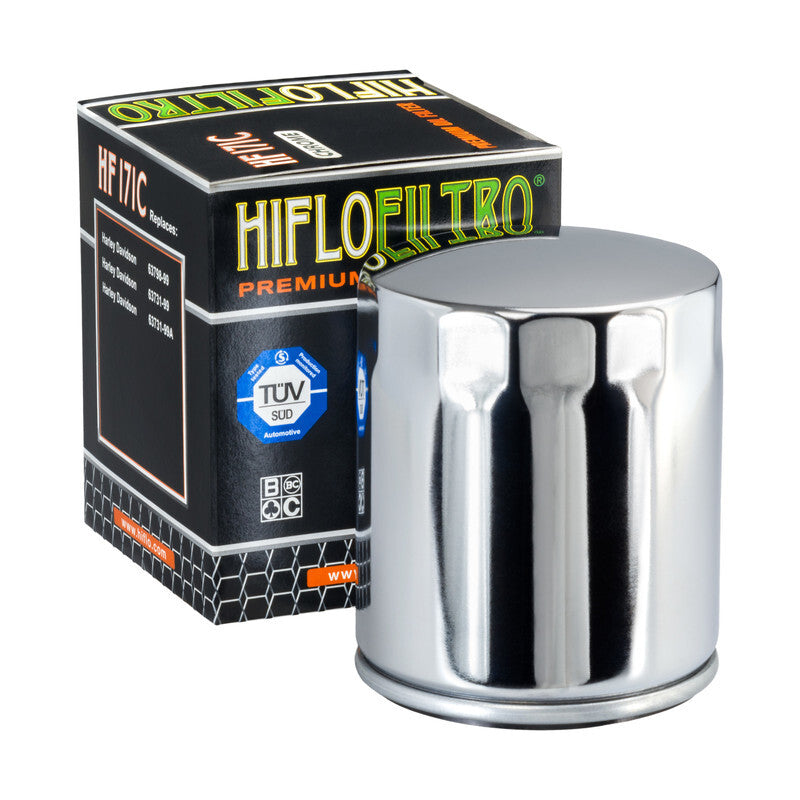 HIFLOFILTRO Oil Filter Chrome - HF171C HF171C