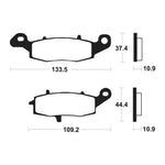 Tecnium Street Performance Sintered Metal Brake Pad - MR386 1023085