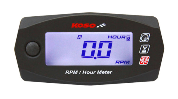 Koso Mini Style Universal Hours Counter and Rev Counter BA033W00