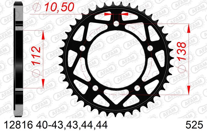 AFAM STANDARD STANDARD STANDARD PROCK 12816 - 525