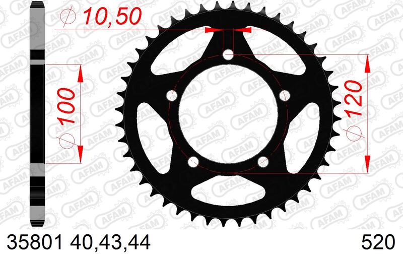 AFAM Oțel Standard SPROKE 35801 - 520