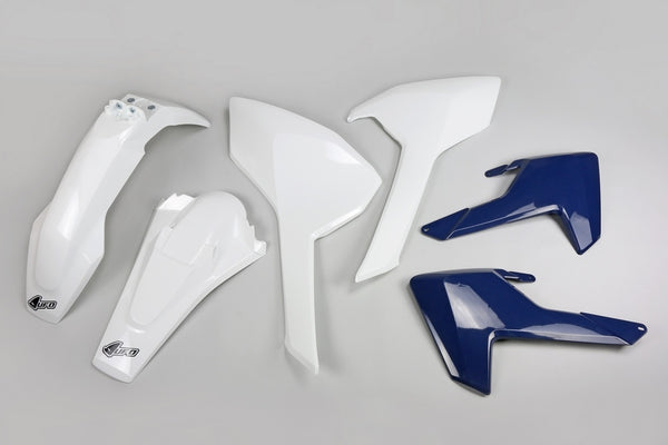 Kit de plastic OZN White Husqvarna OEM 17-18 Hukit618@999