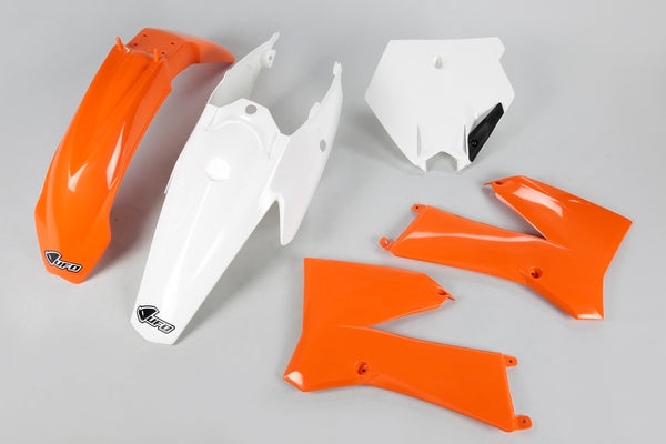 OMFO Plastic Kit OEM Color Orange/Blanc KTM SX85 KTKIT508@999