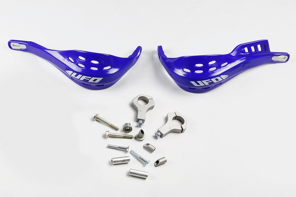 Ufo Jumpy Supermotard Hanguards Ø28mm Blue Reflex PM01625@089