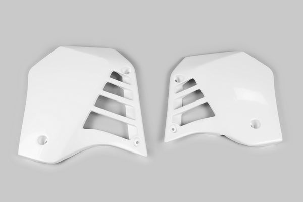 UFO Radiator Covers White Yamaha YZ125 YA02803#046