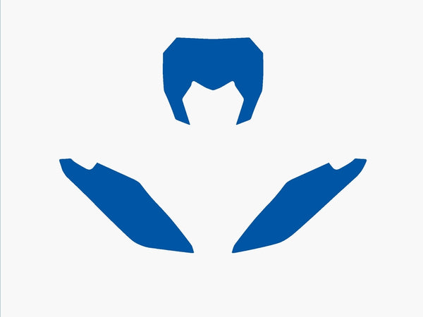 Autocolante cu placă Blackbird Blue Fantic XX 3F00/000007