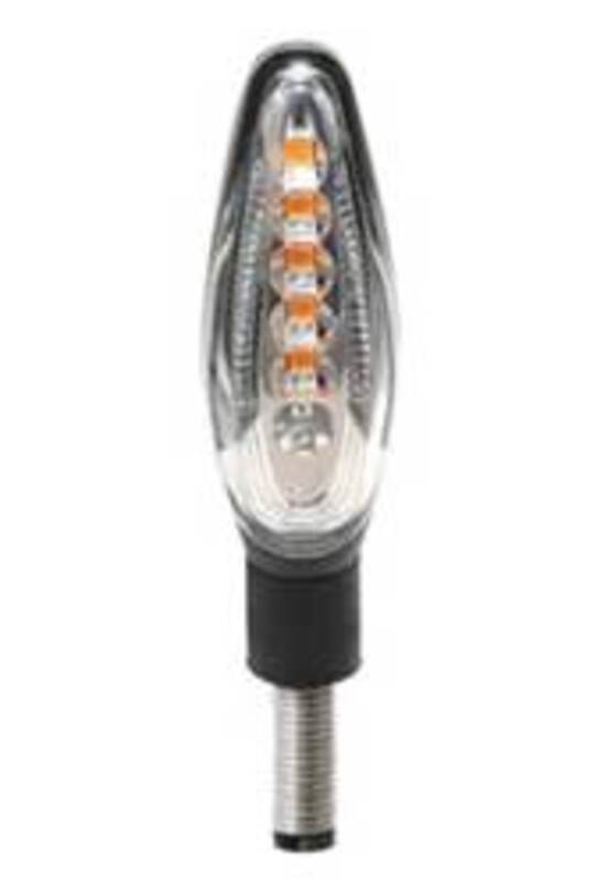 KOSO LED Indicator Sonic spate după pereche - Black HE045001