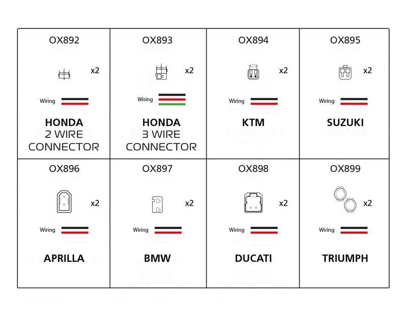 Cablu adaptor indicator Oxford - Kawasaki tip 2 Ox886