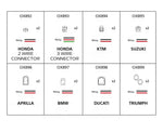 Cablu adaptor indicator Oxford - conector de sârmă Yamaha 2 Ox890