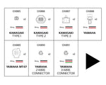 Cablu adaptor indicator Oxford - conector de sârmă Yamaha 2 Ox890