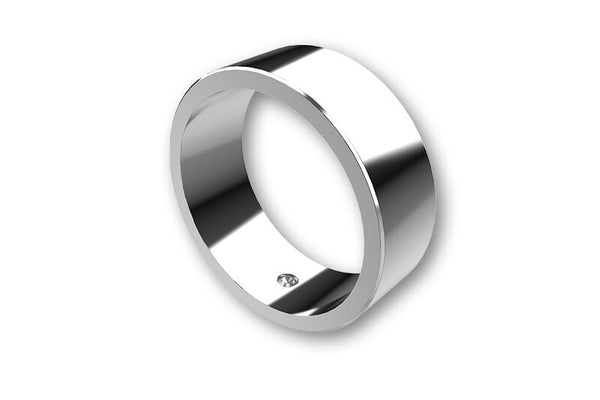 Inel de culoare highsider pentru greutăți de ghidon, argint 161-0731