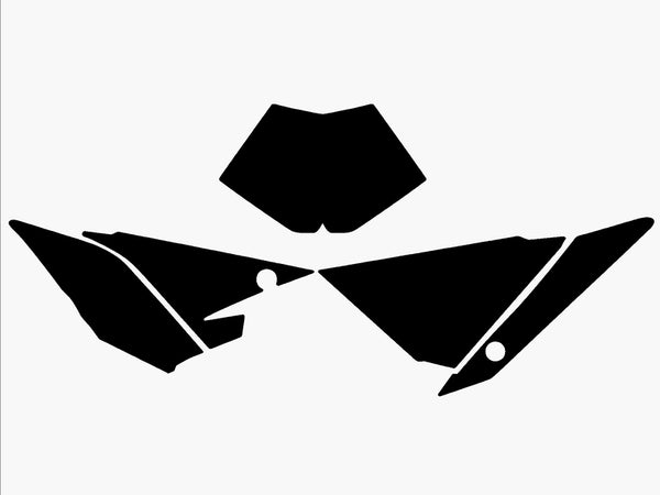 Autocolante cu placă Blackbird - Beta RR 2T/4T 3B04/000006