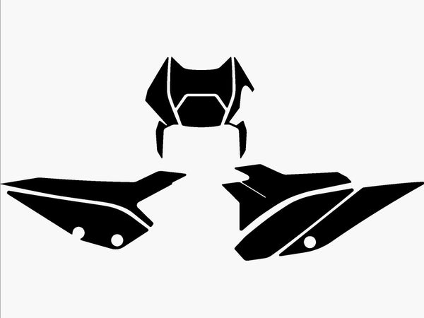 Autocolante cu placă Blackbird - Beta RR 2T/4T 3B05/000006