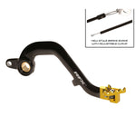 Ficat de frână din spate RFX Pro ft (negru/galben) - Suzuki RM125 FXRB3040099LY