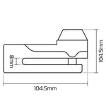 Oxford Titan Ø10mm Pin Lock - galben LK486