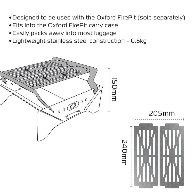 Oxford Grill pentru Firepit Ox877