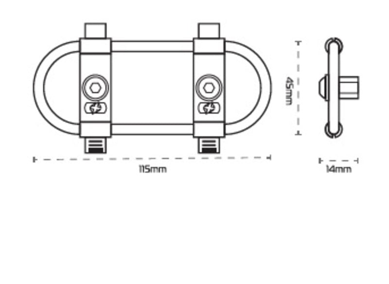 Oxford Eșapament Heat Shield Cafe Ox881