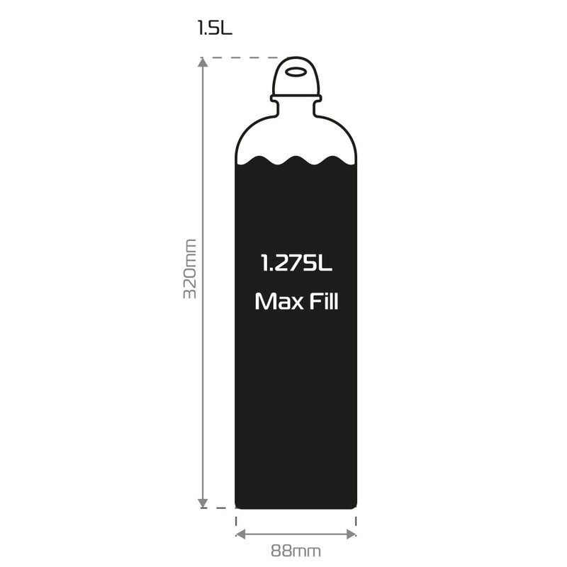 Sticlă de combustibil Oxford 1,5L OX834