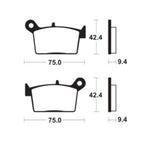 Tecnium organice de frână din metal organic - MA498 1122848