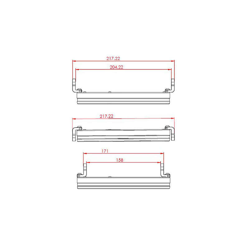 Highsider Frame-R1 Tip 11 7 inch LED far principal, montare laterală 223-258