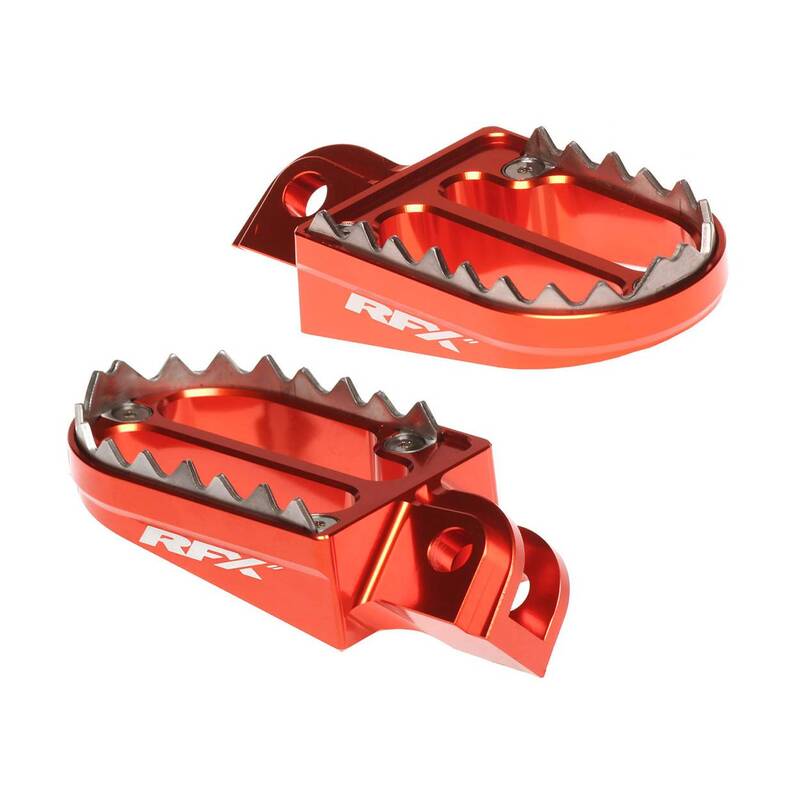 RFX Pro Footrests Orange FXFR5040099or