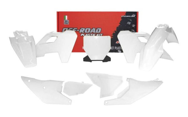 Racetech Plastic Kit 7 piese-alb până la Husqvarna (R-Kithsq-BN0-523)