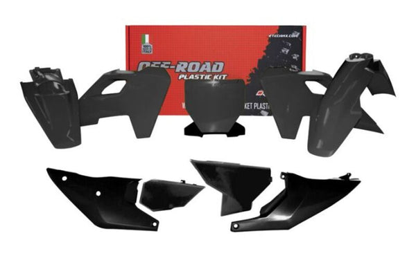 Racetech Plastic Kit 7 părți-negre până la Husqvarna (R-KithSQ-NR0-523)
